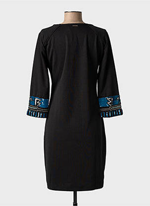 Rochie midi mâneci 3/4 mâneci 3/4 negru GOA GOA femeie