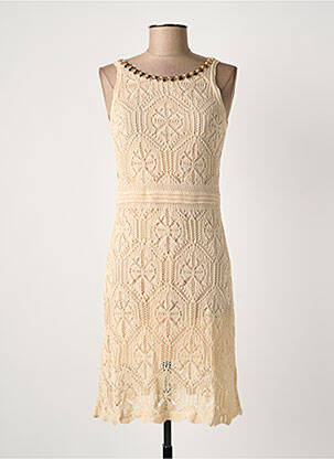 Rochie midi bej GOA GOA femeie