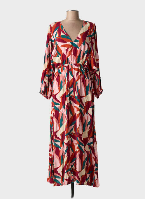 Rochie lungă roz GRACE & MILA femeie