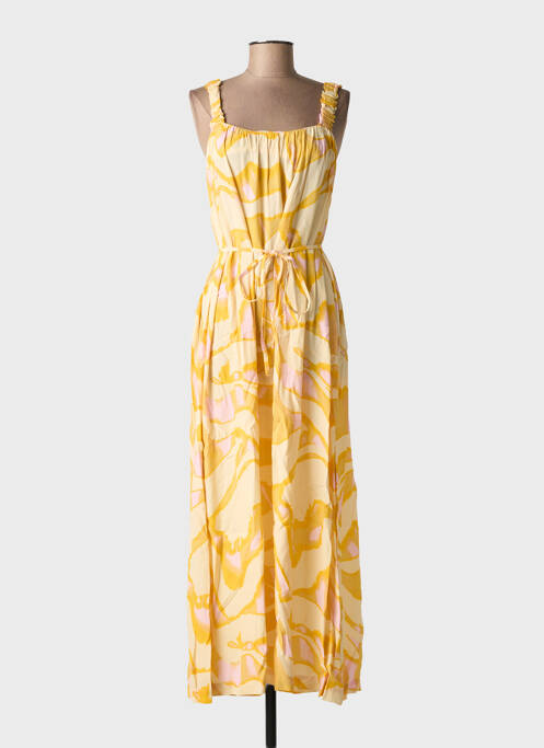 Rochie lungă galben FRANSA femeie