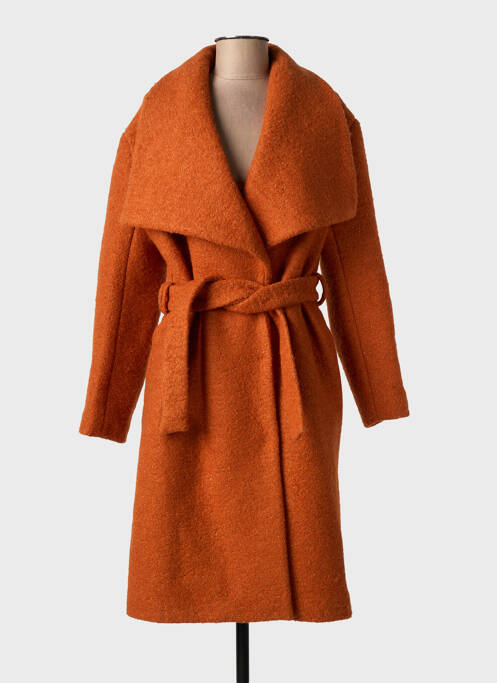 Palton lung portocaliu GOA GOA femeie