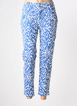 Pantalon chino albastru FRANSA femeie