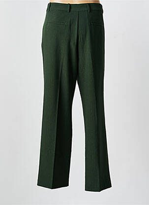 Pantalon chino închidere cu fermoar sub clapetă cu nasturi mărime normală verde THE KORNER femeie