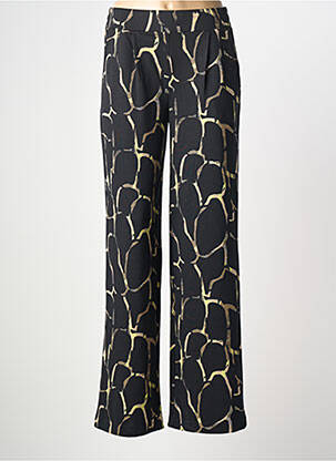 Pantalon drept talie elastică negru B.YOUNG femeie