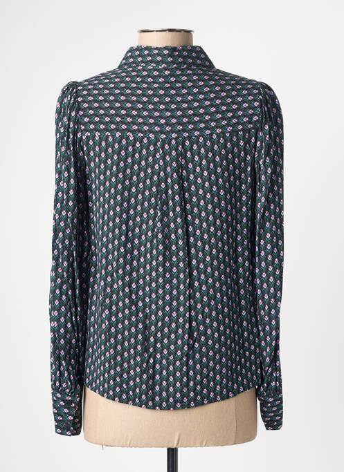 Cămașă imprimeu fantezie mâneci lungi negru C'EST BEAU LA VIE femme