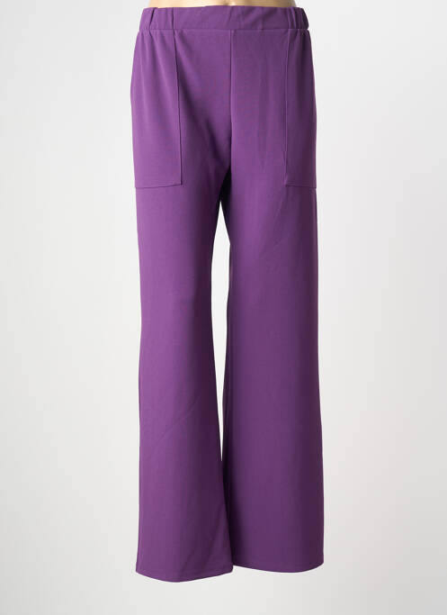 Pantalon drept violet SPG WOMAN femeie