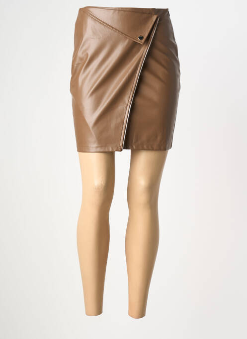 Fustă scurtă maro UNIKA femeie