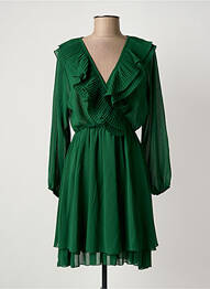 Rochie scurtă mâneci lungi mâneci lungi verde DONA LISA femme