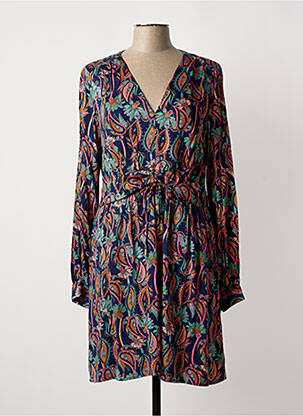 Rochie midi mâneci lungi mâneci lungi albastru LOLA ESPELETA femeie