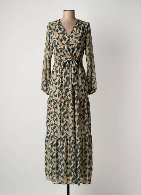 Rochie lungă verde DONA LISA femeie