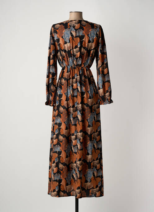 Rochie lungă maro MAELLE femeie