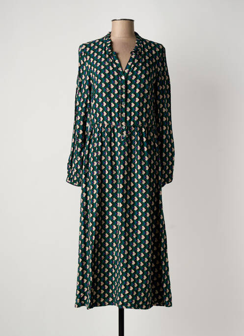 Rochie lungă verde C'EST BEAU LA VIE femeie