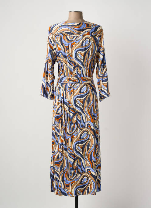 Rochie midi bej LOLA ESPELETA femeie