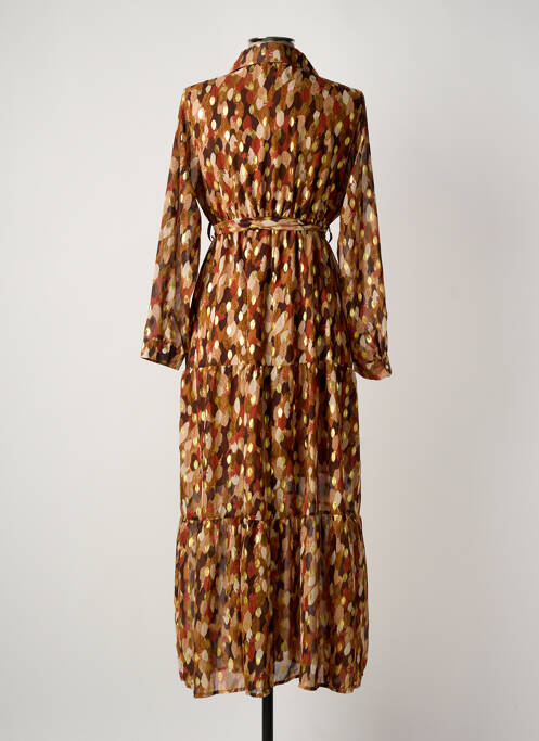 Rochie lungă maro DONA LISA femeie