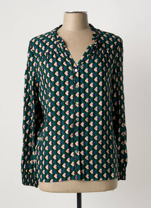 Cămașă verde C'EST BEAU LA VIE femeie