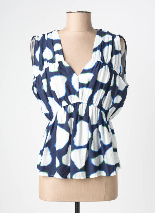 Top albastru SCORZZO femeie