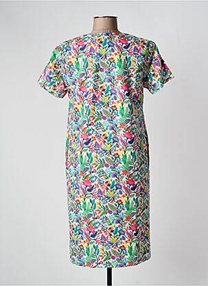 Rochie scurtă mâneci scurte mâneci scurte verde GUY DUBOUIS femeie
