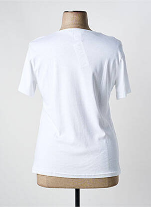 Tricou serigrafie mâneci scurte alb GEVANA femeie