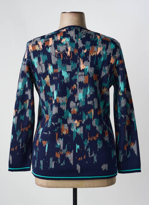 Vestă cu mâneci lungi albastru ELEANE femeie