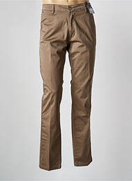 Pantalon chino elasticitate mărime normală maro KITISO bărbat