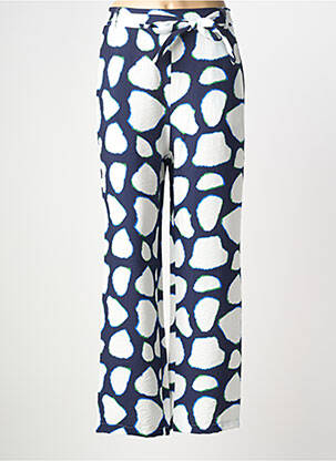 Pantalon drept albastru SCORZZO femeie