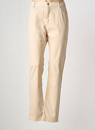 Blugi cu croială dreaptă bej KANOPE femeie