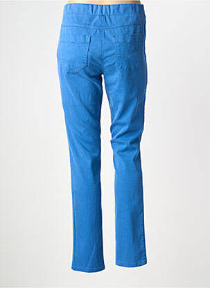 Jegging țesătură poplin mărime normală albastru CONCEPT K femeie