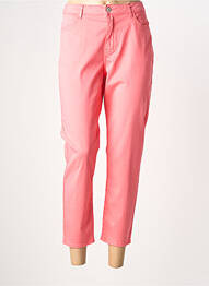 Pantalon 7/8 elasticitate mărime normală roz KANOPE femme