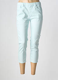 Jegging țesătură denim mărime normală albastru QUATRE VINGT JOURS femme