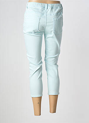 Jegging țesătură denim mărime normală albastru QUATRE VINGT JOURS femeie