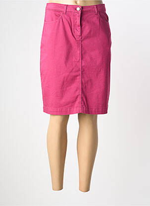 Fustă midi roz GEVANA femeie