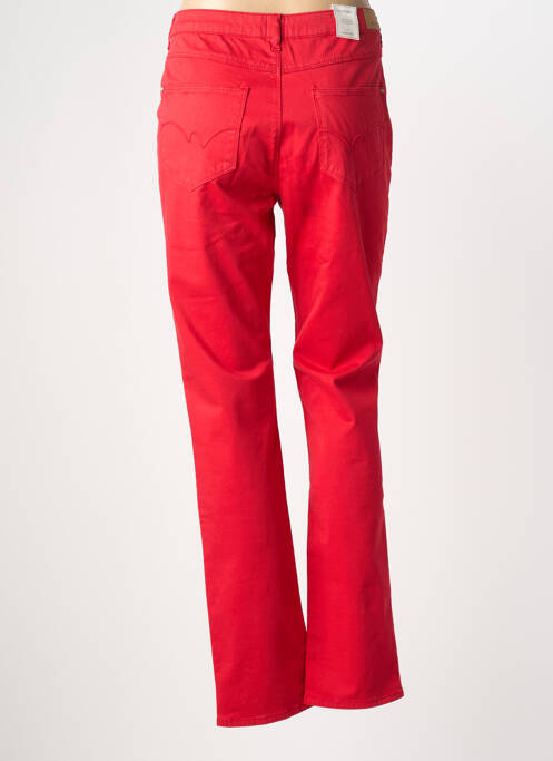Blugi cu croială dreaptă roșu KANOPE femeie