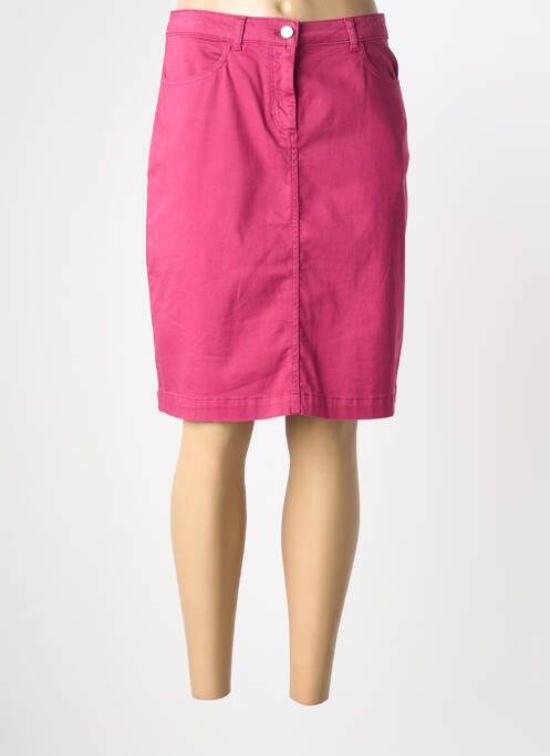 Fustă midi roz GEVANA femeie