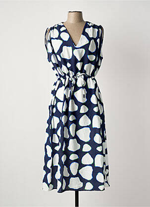 Rochie midi albastru SCORZZO femeie