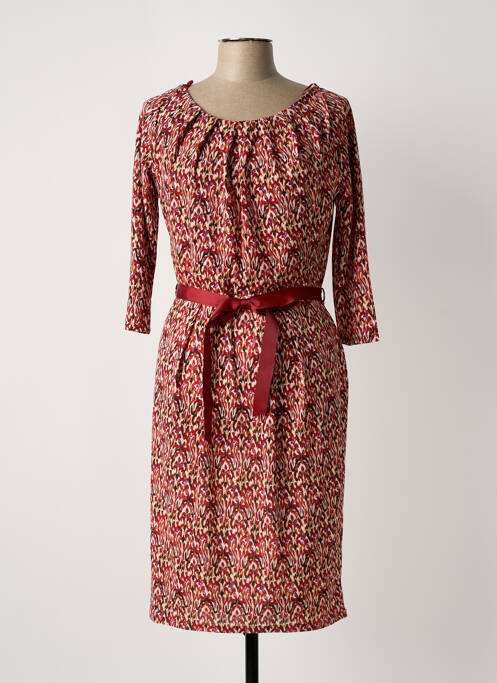 Rochie midi roșu JULIE GUERLANDE femeie