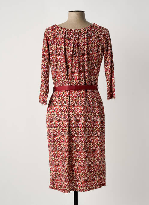 Rochie midi roșu JULIE GUERLANDE femeie