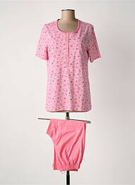 Pijama mâneci scurte roz RINGELLA femme