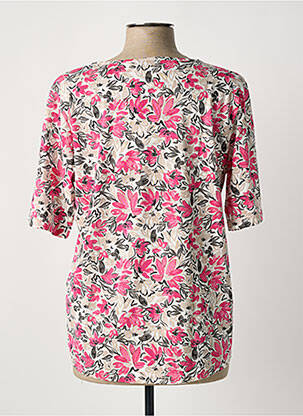 Tricou elasticitate mâneci scurte roz JENSEN femeie