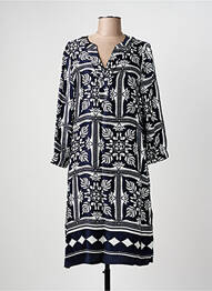 Rochie midi imprimeu floral mâneci 3/4 albastru STREET ONE femeie