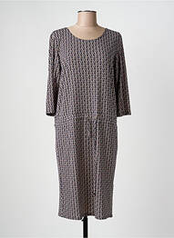 Rochie midi mâneci 3/4 mâneci 3/4 albastru GEVANA femeie