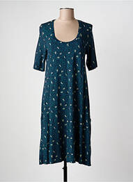 Rochie midi mâneci 3/4 mâneci 3/4 albastru ZILCH femme