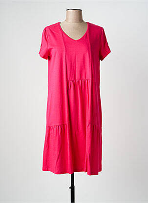 Rochie midi mâneci scurte mâneci scurte roz GERRY WEBER femeie