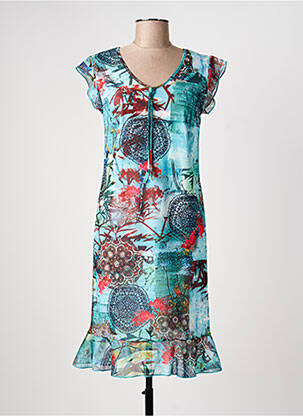 Rochie midi albastru TELMAIL femeie