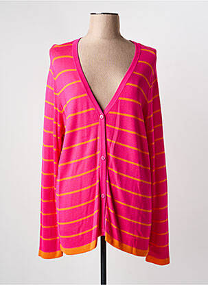 Vestă cu mâneci lungi elasticitate roz SURKANA femme