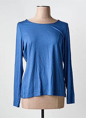 Tricou mâneci lungi mâneci lungi albastru ZILCH femeie