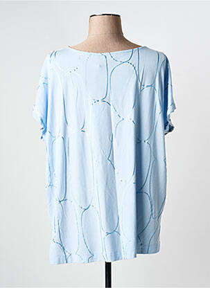 Tricou imprimeu fantezie mâneci scurte albastru GERRY WEBER femeie