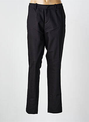 Pantalon chino broderie galoni laterali mărime normală negru S.OLIVER femeie