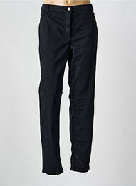 Pantalon slim țesătură poplin mărime normală negru BETTY BARCLAY femme