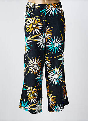 Pantalon 7/8 țesătură poplin mărime normală negru WHITE STUFF femeie