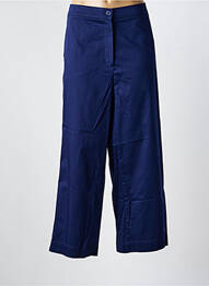 Pantalon 7/8 țesătură poplin mărime normală albastru GERRY WEBER femme